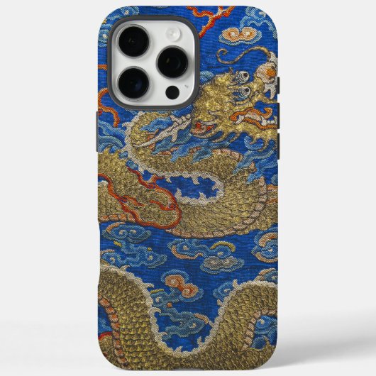 Chinesischer Kaiserlicher Goldener Drache Spiritue Case-Mate iPhone Hülle (Rückseite)