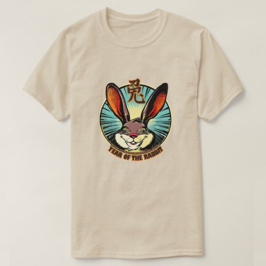 Chinesischer Kaninchen-T - Shirt (Design vorne)