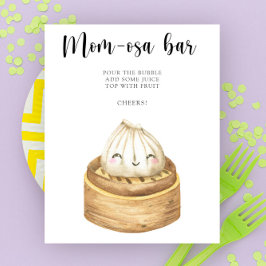 Chinesischer Knödel - Momosa Bar Poster