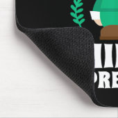 Chinesischer Kobold Lustiger St. Patricks Day Mousepad (Ecke)