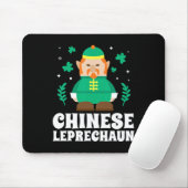 Chinesischer Kobold Lustiger St. Patricks Day Mousepad (Mit Mouse)