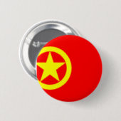 CHINESISCHER KOMMUNIST-FLAGGE BUTTON (Vorne & Hinten)