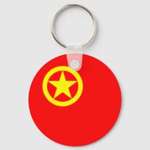 CHINESISCHER KOMMUNIST-FLAGGE SCHLÜSSELANHÄNGER