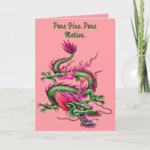 Chinesischer König-Drache-Mythologisch-Morphing-Kr Karte