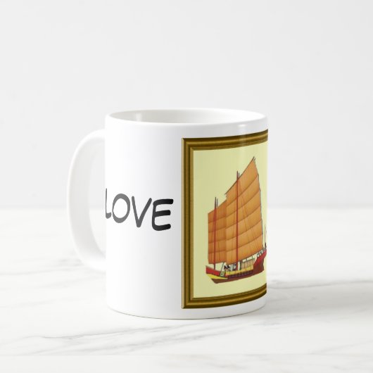 Chinesischer Kram Kaffeetasse (Vorderseite Links)