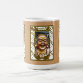 Chinesischer lachender Buddha Kaffeetasse (Mittel)