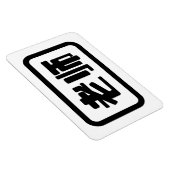 Chinesischer Lehrer 老 师 Laoshi Magnet (Rechte Seite)