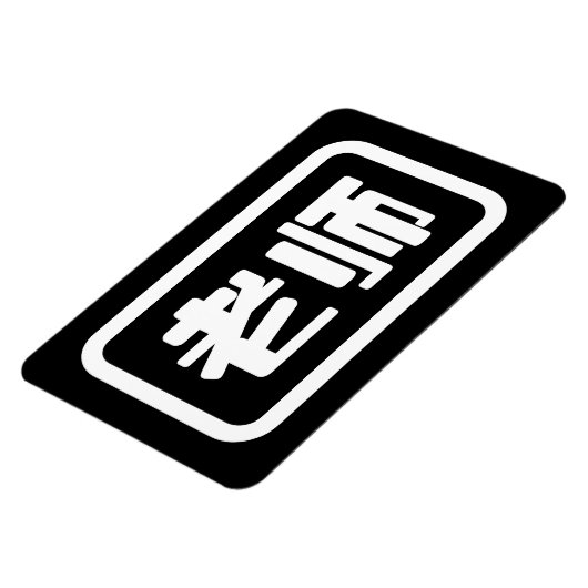 Chinesischer Lehrer 老 师 Laoshi Magnet (Linke Seite)