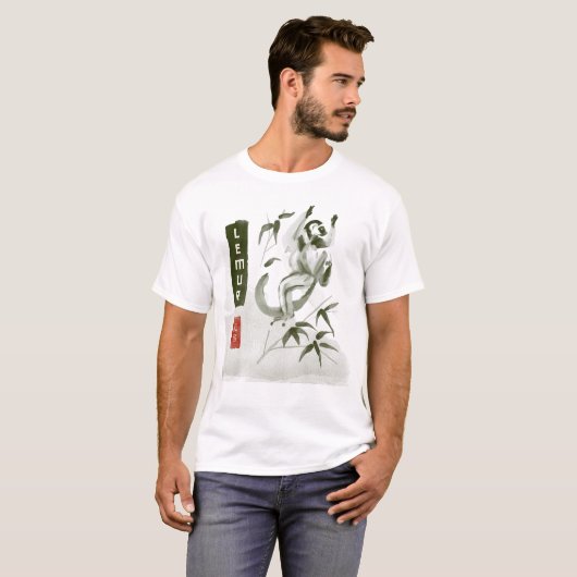 Chinesischer Lemur T-Shirt (Vorne ganz)