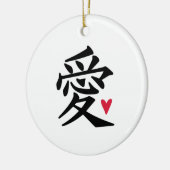 Chinesischer Liebe Keramik Ornament (Links)