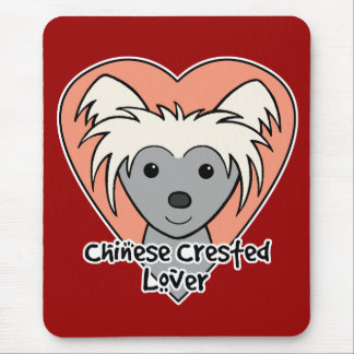 Chinesischer Liebhaber mit Haube Mousepad