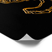 Chinesischer Löwenshishi Poster (Ecke)