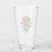 Chinesischer Löwenwächter - Foo Dog Glas (Rückseite)