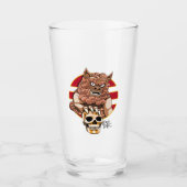 Chinesischer Löwenwächter - Foo Dog Glas (Vorderseite)