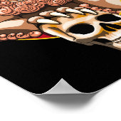 Chinesischer Löwenwächter - Foo Dog Poster (Ecke)