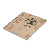 Chinesischer Maler Ram Gast Lunar Jahr Zodiac Tile Fliese (Seite)