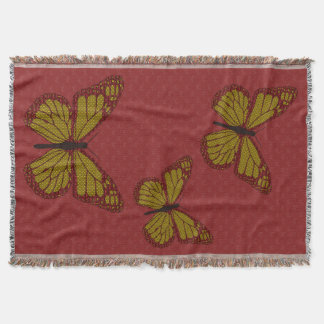 Chinesischer Monarchwirbel-Blanket Decke