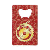 Chinesischer Monddrache 2024 Geldbeutel Flaschenöffner (Vorderseite)