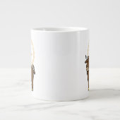 Chinesischer Mondkalender Neujahr Ox Bull Glücksge Jumbo-Tasse (Vorderseite)