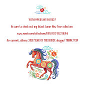 Chinesischer Mondneujahr 2024 Papercut Dragon Red Runder Aufkleber