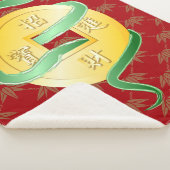 Chinesischer Mondneujahrsfest der Schlange 2025 Wo Sherpadecke (3/4)