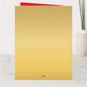 Chinesischer Montag - Neues Jahr - Jahr des Pferde Karte (Rückseite)