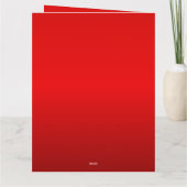 Chinesischer Montag - Neues Jahr - Jahr des Pferde Karte (Rückseite)