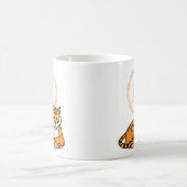 Chinesischer Montag Neujahr Tiger Zodiac Glück Kaffeetasse (Mittel)