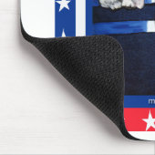 Chinesischer Mops-Agility-Entwurf Mousepad (Ecke)