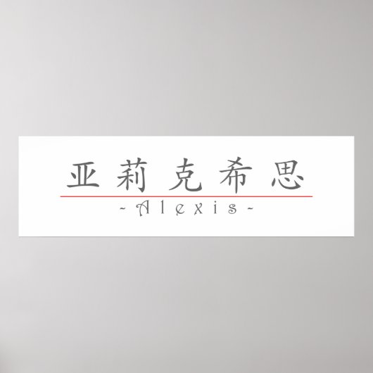 Chinesischer Name für Alexis 21025_1.pdf Poster (Vorne)