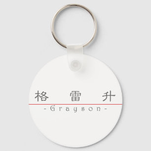 Chinesischer Name für Grayson 22096_2.pdf Schlüsselanhänger