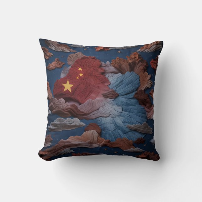 chinesischer Nationaltag Kissen (Vorderseite)