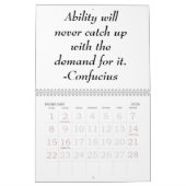 Chinesischer neues Jahr Konfuzianerkalender Kalender (Feb 2026)