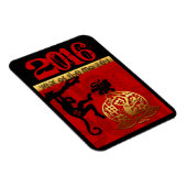 Chinesischer Neujahr Niedlicher Affe Zodiac Geburt Magnet (Rechte Seite)