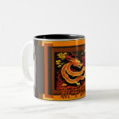 Chinesischer Neujahrdrache 2024 2TCM02 Zweifarbige Tasse (Vorderseite Links)