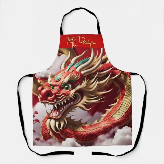 Chinesischer Neujahrdrache 2024 Ap05 Schürze (Vorderseite)