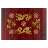 Chinesischer Neujahrdrache 2024 dekoriert CB Schneidebrett (Vorderseite)