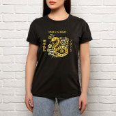 Chinesischer Neujahrdrache 2024 Fett Gold Foil T-Shirt
