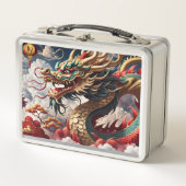 Chinesischer Neujahrdrache 2024 Monogram LBox04 Me Metall Brotdose (Vorderseite)