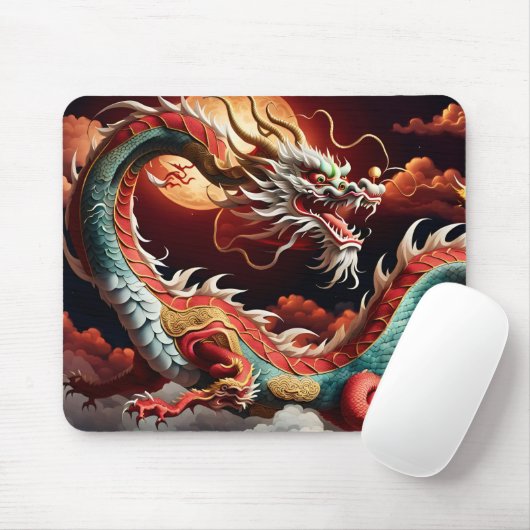 Chinesischer Neujahrdrache 2024 MP03 Mousepad (Mit Mouse)