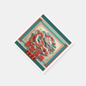 Chinesischer Neujahrdrache 2024 PPN04 Serviette (Ecke)