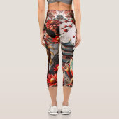 Chinesischer Neujahrdrache 2024 Zodiac Birthday Le Capri Leggings (Rückseite)