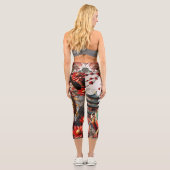 Chinesischer Neujahrdrache 2024 Zodiac Birthday Le Capri Leggings (Rückseite)