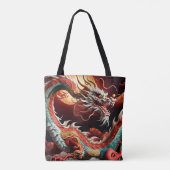 Chinesischer Neujahrdrache Zodiac Geburtstag TB03 Tasche (Rückseite)