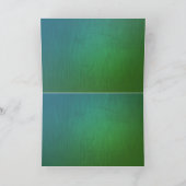 Chinesischer Neujahrsdrache 2024 Grüne GC Feiertagskarte (Innenseite)