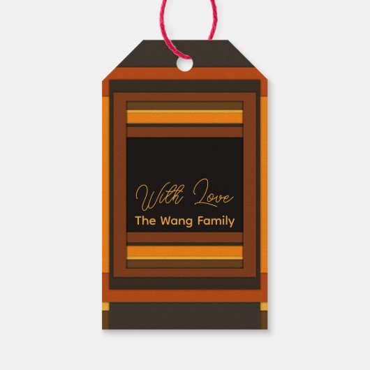 Chinesischer Neujahrsdrache 2024 GTAG03 Geschenkanhänger (Rückseite)