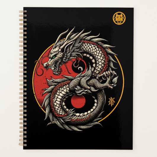 Chinesischer Neujahrsdrache 2024, Jahr des Drachen Planer (Vorderseite)