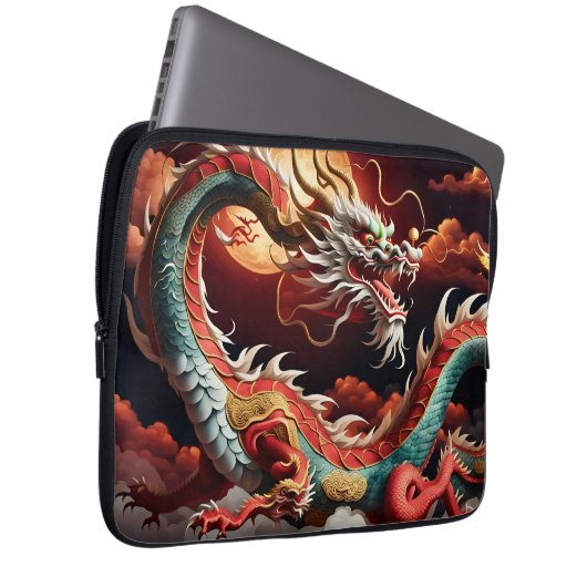 Chinesischer Neujahrsdrache 2024 NotebookS03 Laptopschutzhülle (Vorne Rechts)