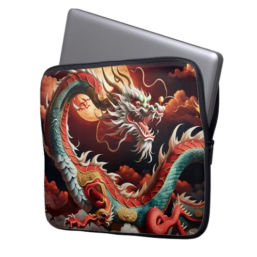 Chinesischer Neujahrsdrache 2024 NotebookS03 Laptopschutzhülle (Vorderseite Links)
