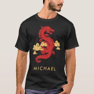 Chinesischer Neujahrsdrache 2024 Personalisiert T-Shirt